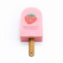 The new pink strawberry cup brush household cleaning tools